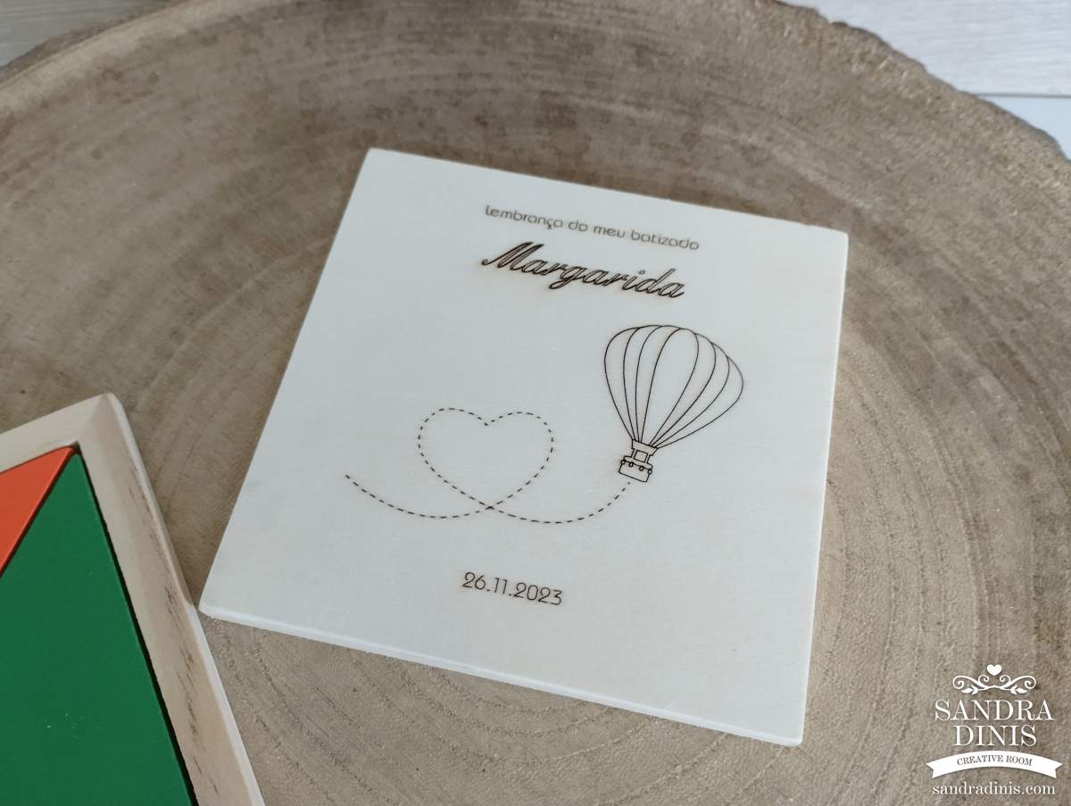 Jogo Tangram balão ar quente - Viagens