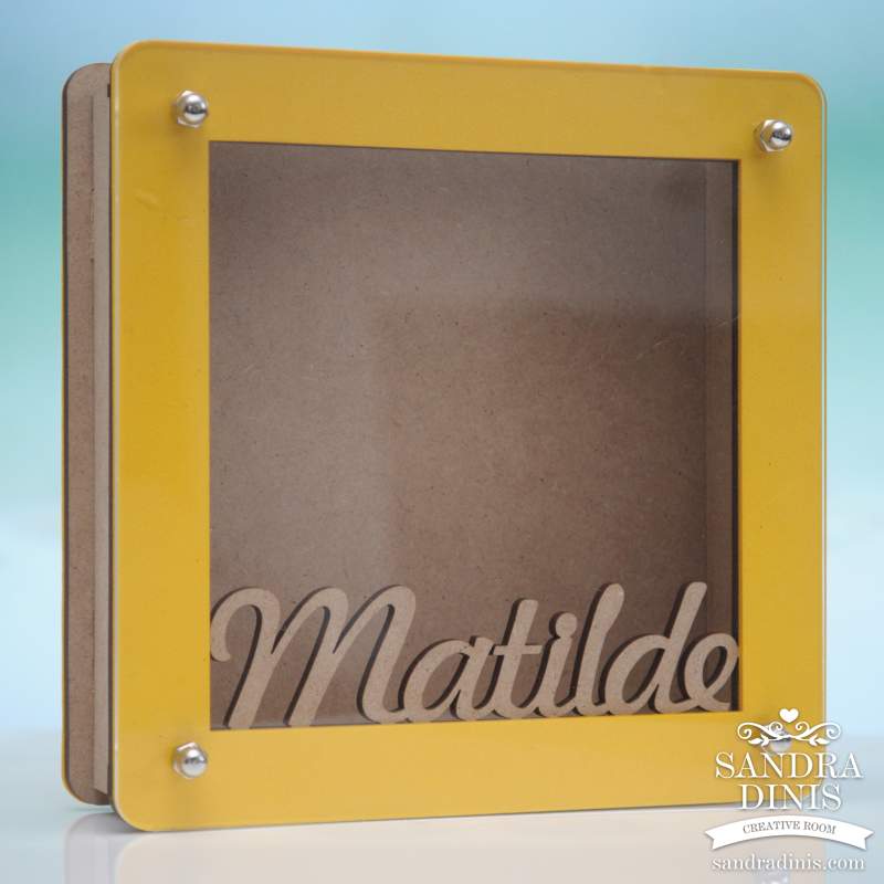 Mealheiro sem fundo para placa