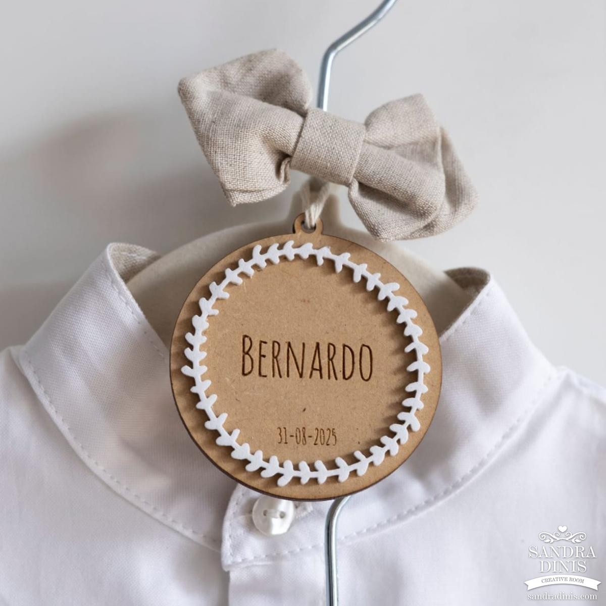 Placa para cabide casamento | Batizado