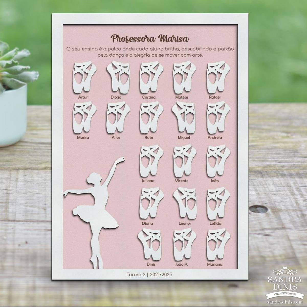 Quadro professor / professora Dança