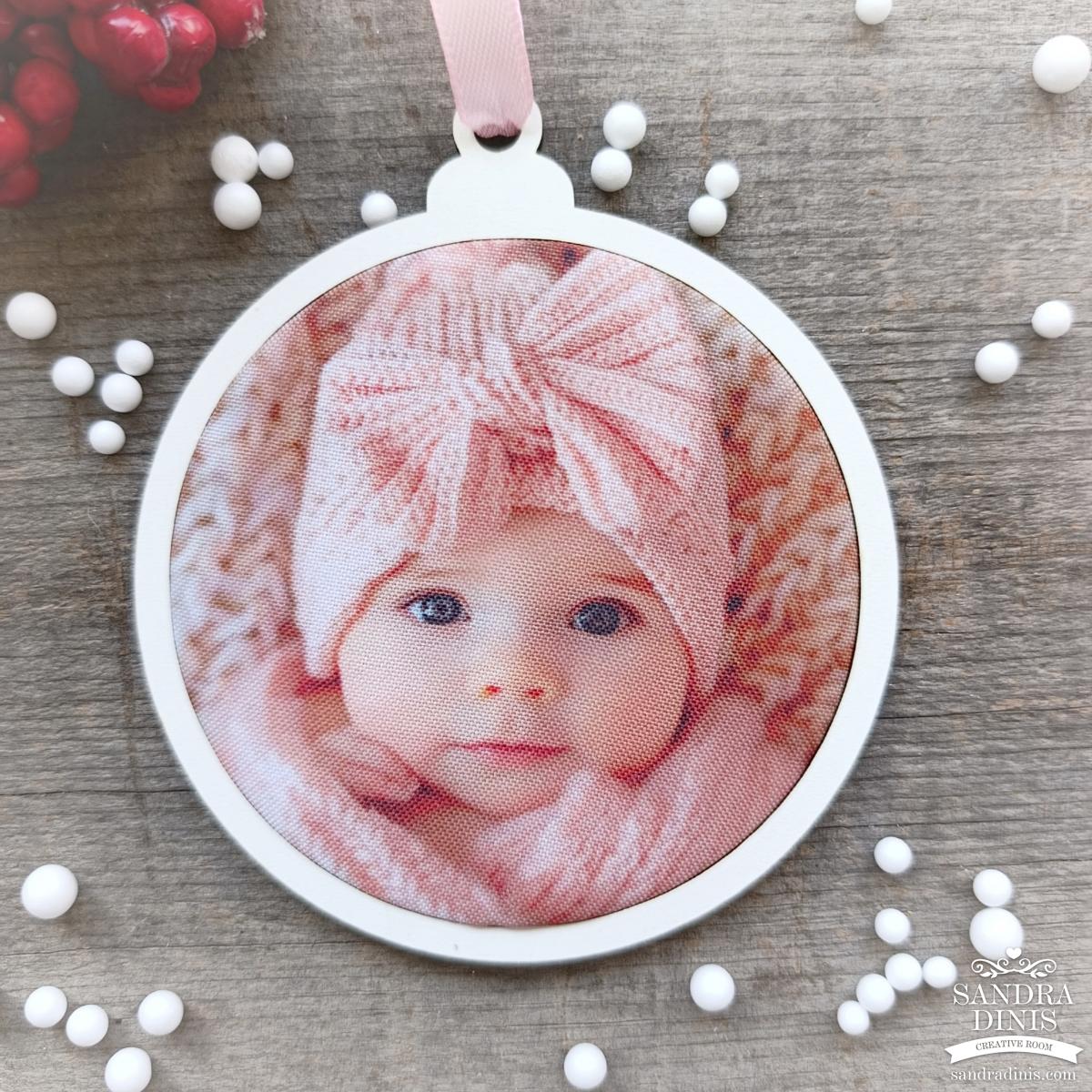 Bola com fotografia em tecido personalizada
