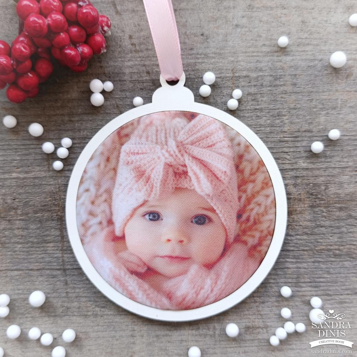 Bola com fotografia em tecido personalizada