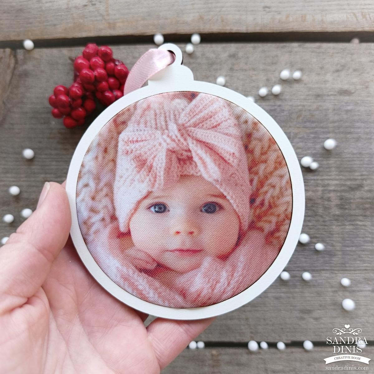 Bola com fotografia em tecido personalizada