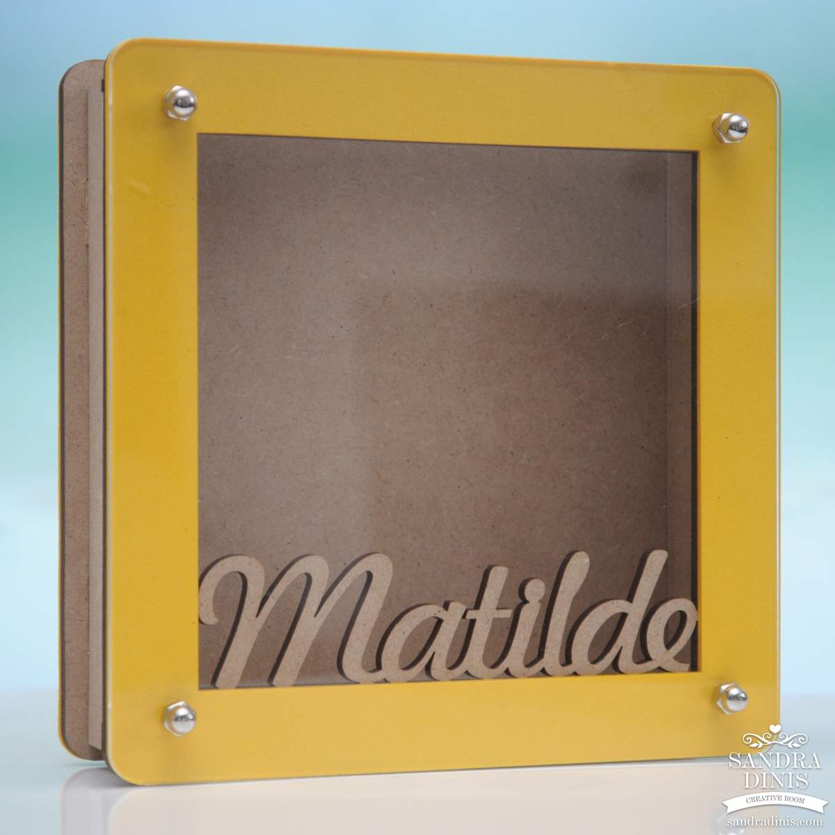Mealheiro sem fundo para placa
