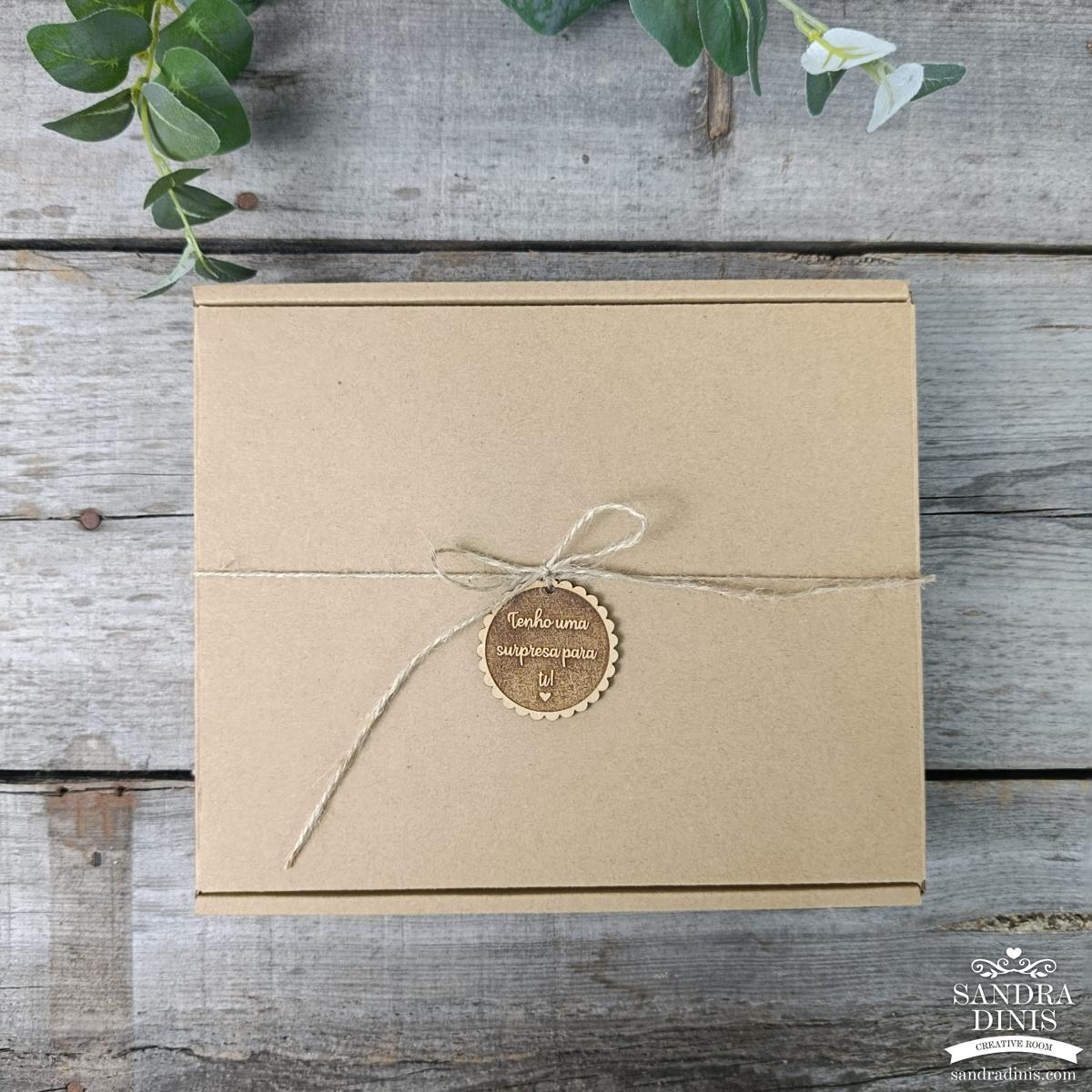 Convite porta-retratos para Madrinha / Padrinho em caixa