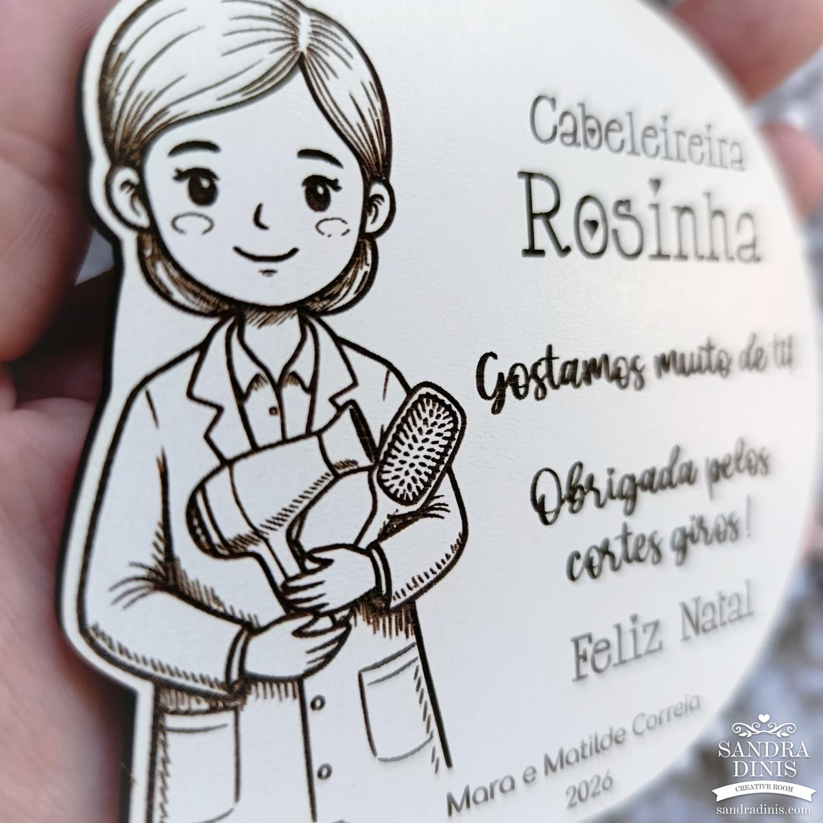 Bola Natal Profissões Personalizada