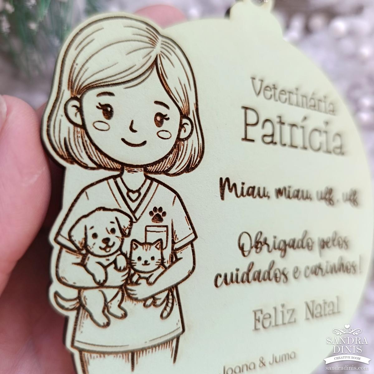 Bola Natal Profissões Personalizada