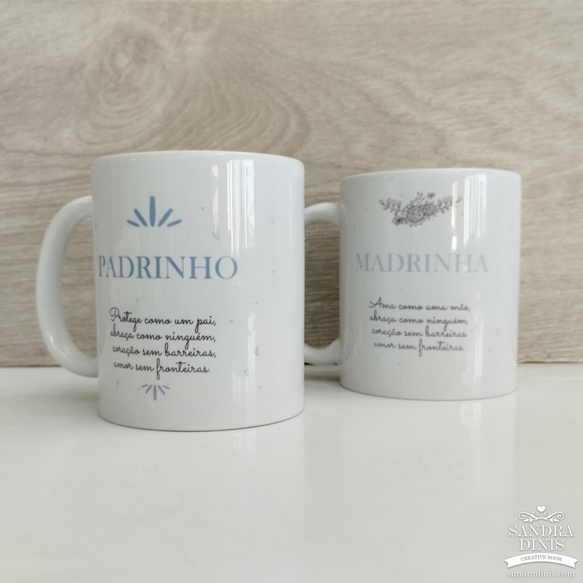 Caneca convite madrinha batismo V2