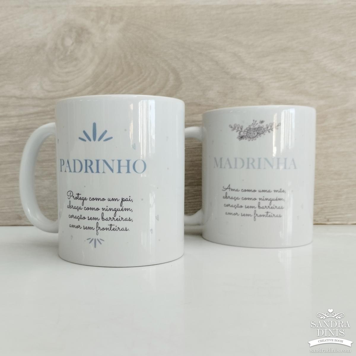 Caneca convite madrinha batismo V2