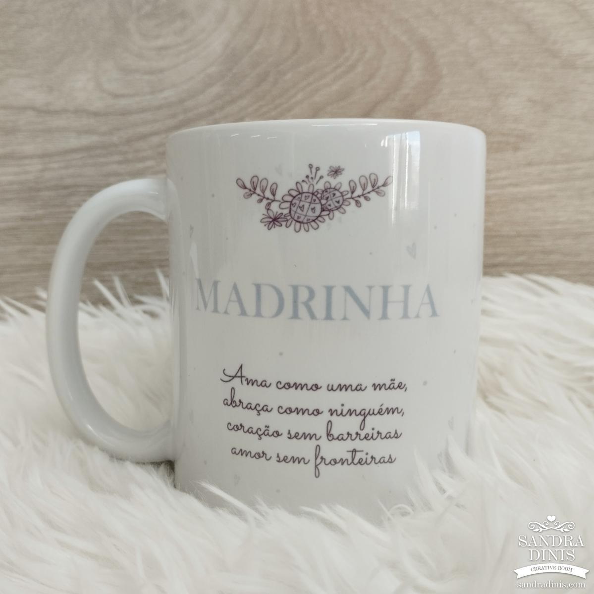 Caneca convite madrinha batismo V2