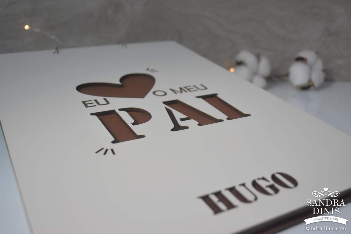 Bloco de apontamentos personalizado para o Dia do Pai - A4