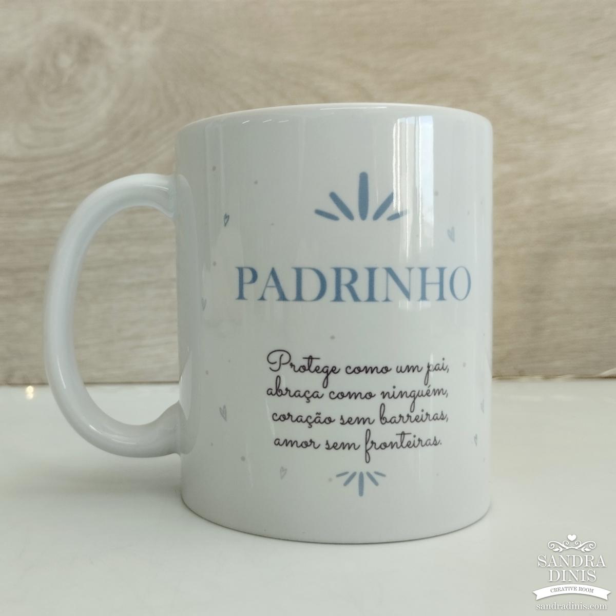 Caneca convite padrinho batismo V2