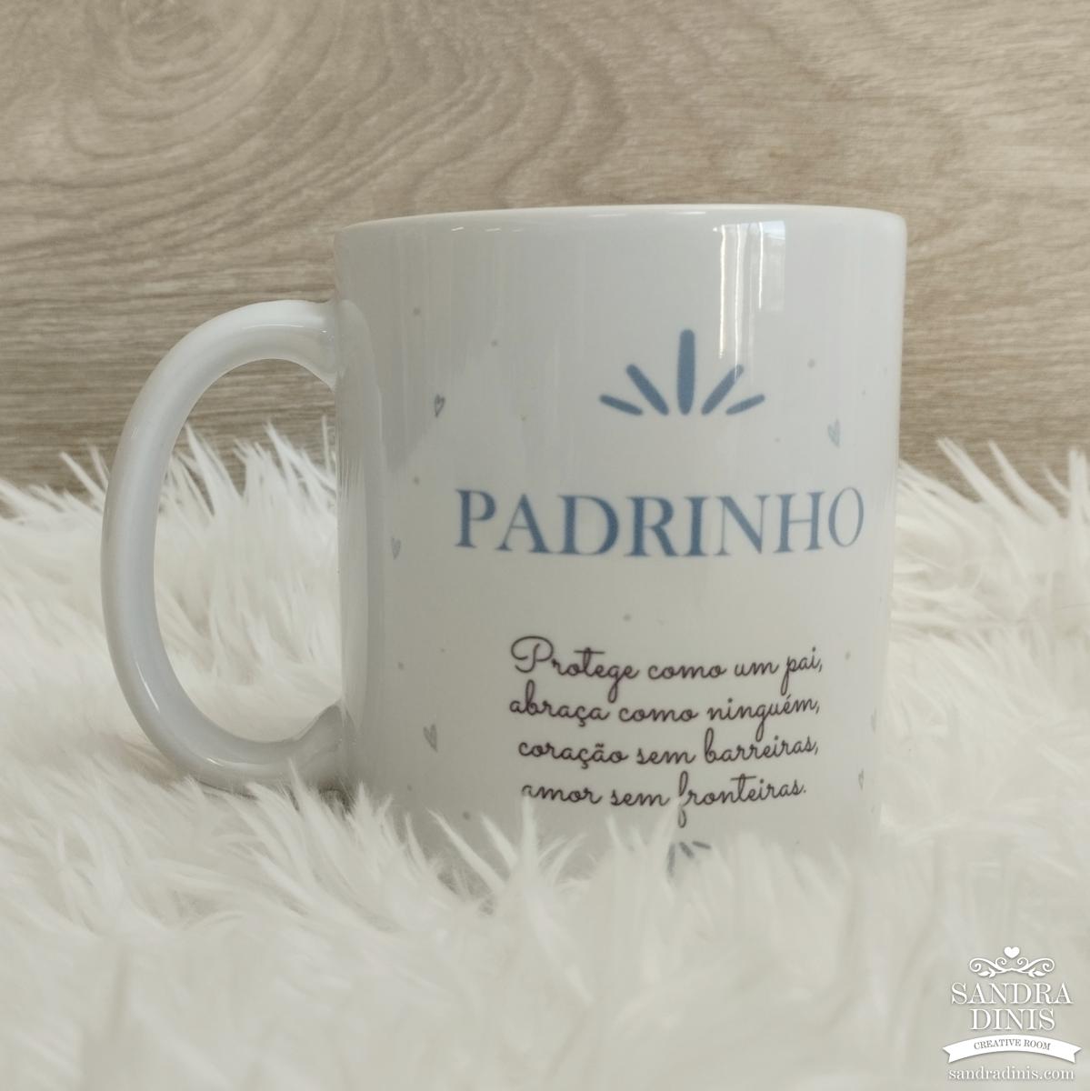 Caneca convite padrinho batismo V2