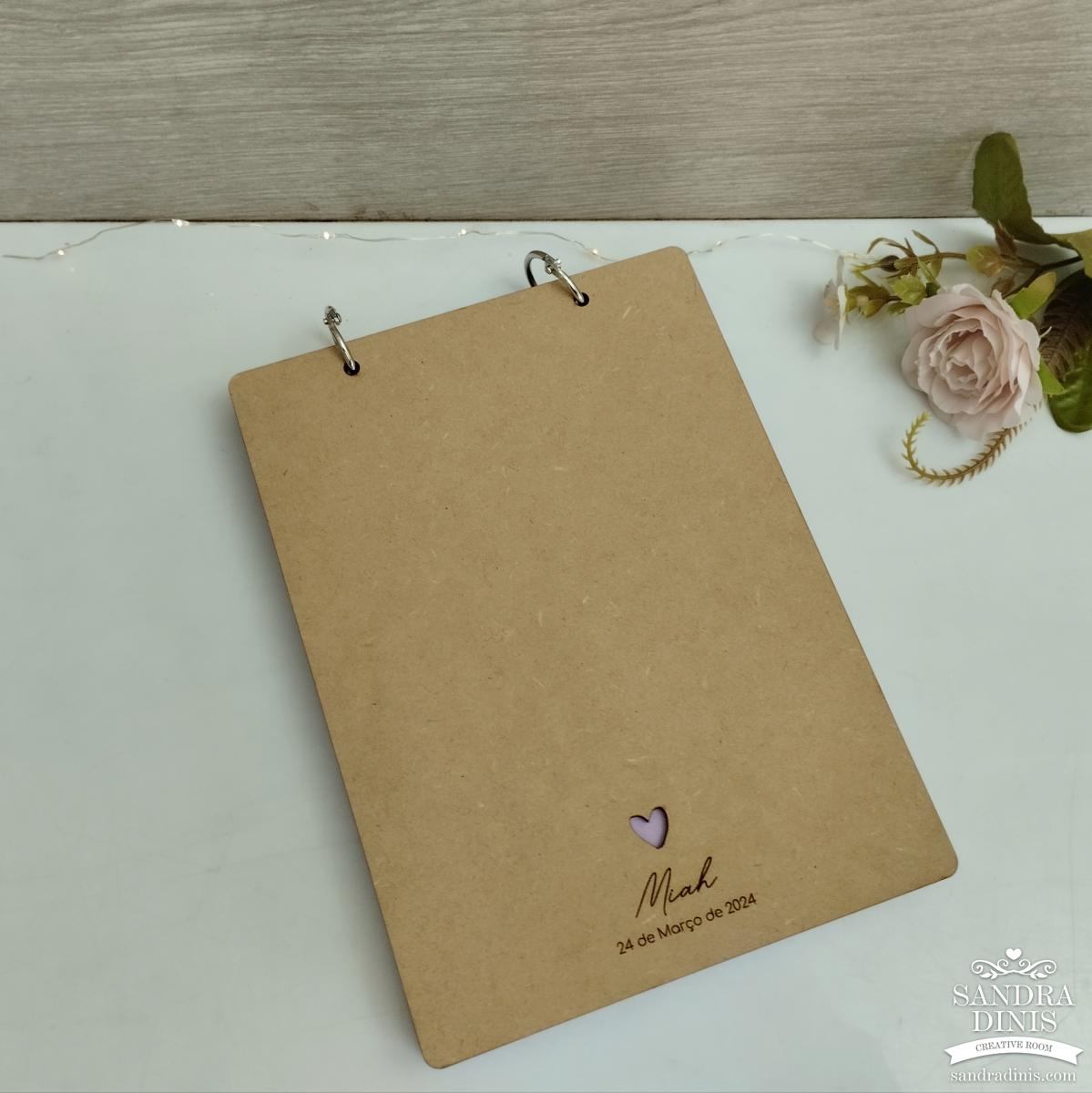 Livro de honra personalizado Arco-íris