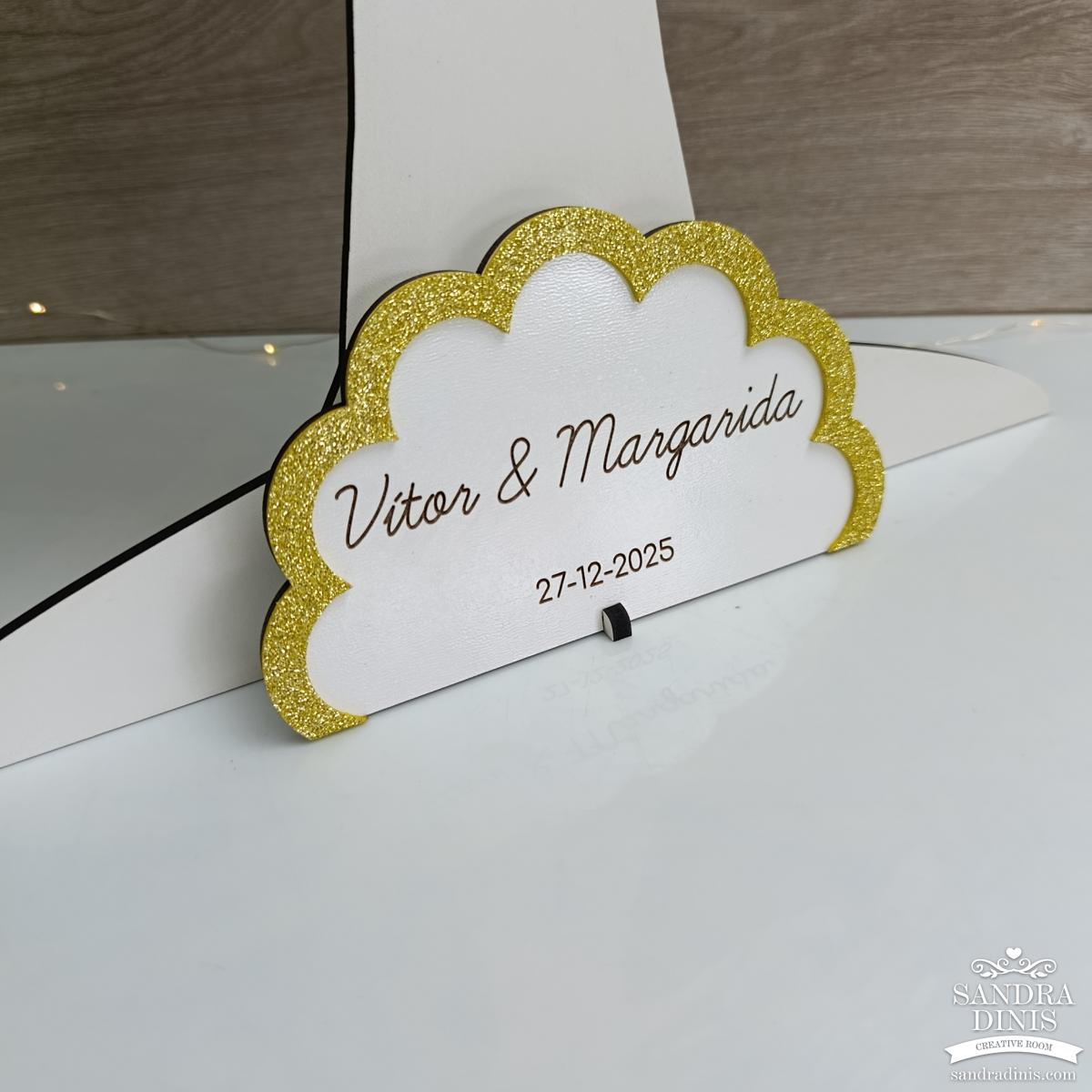 Quadro de honra casamento 35 corações Árvore da vida 