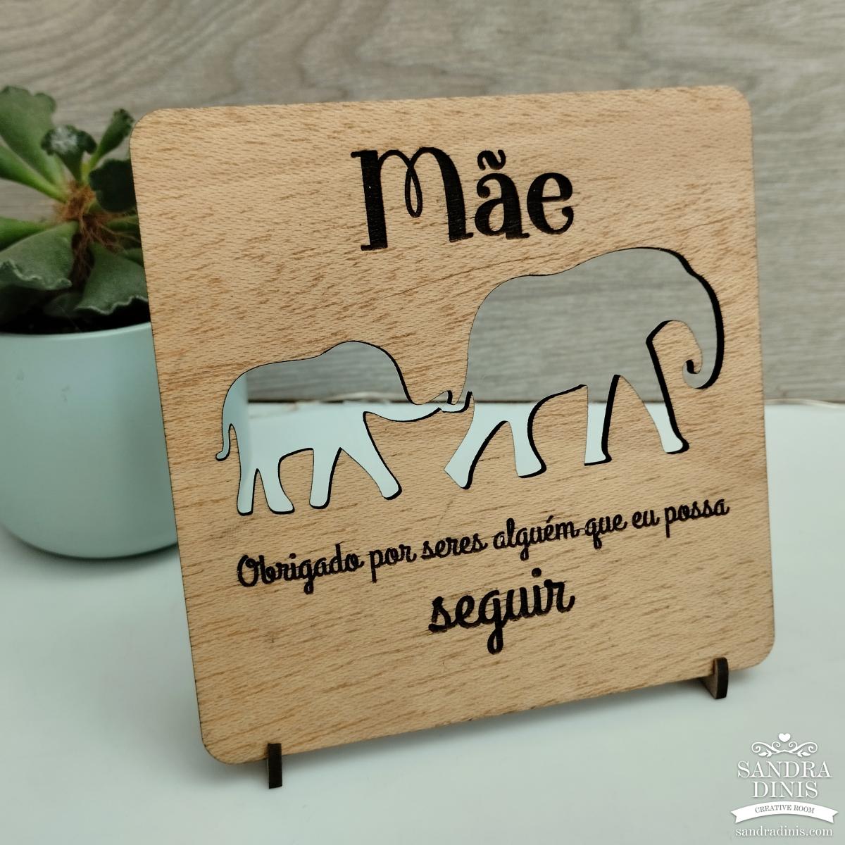Placa dia da Mãe - alguém que possa seguir