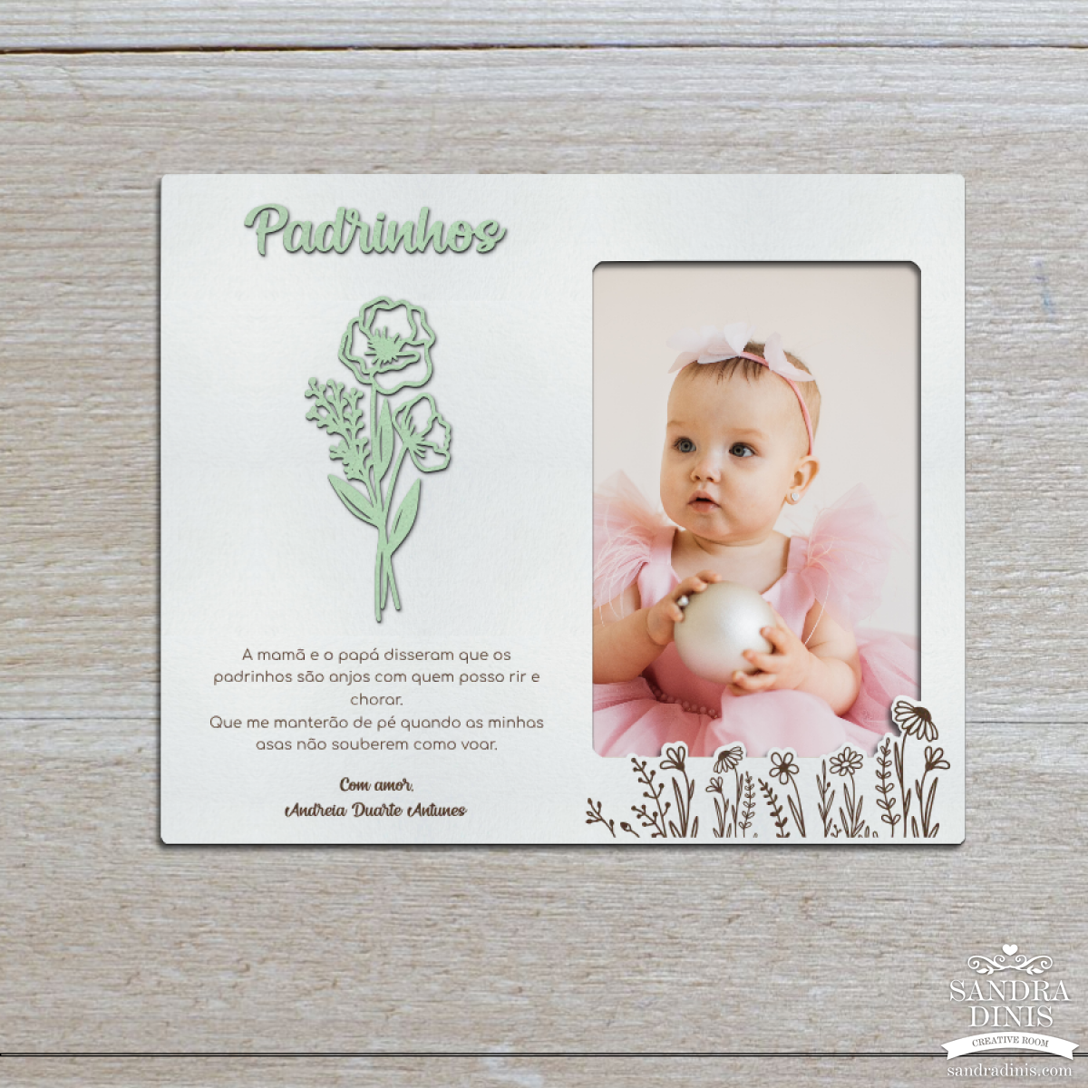  Moldura Padrinho / Madrinha / Padrinhos