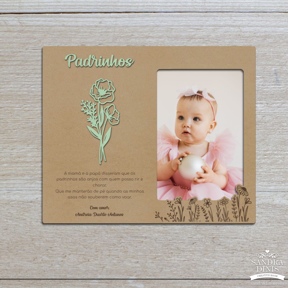  Moldura Padrinho / Madrinha / Padrinhos