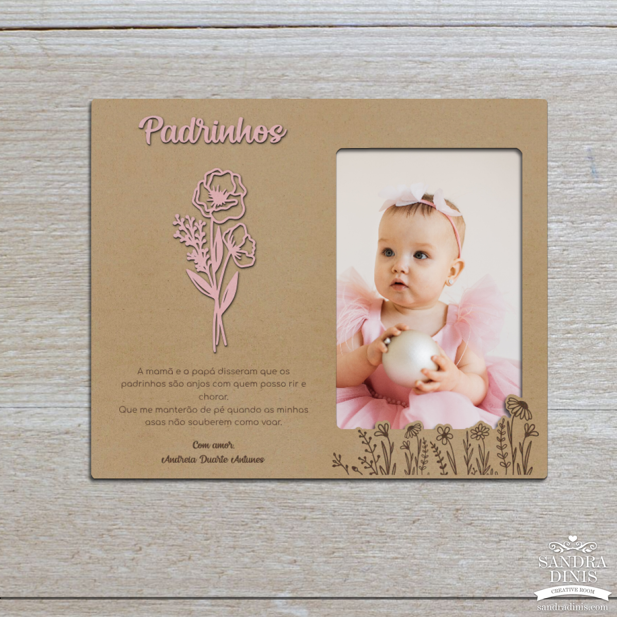  Moldura Padrinho / Madrinha / Padrinhos