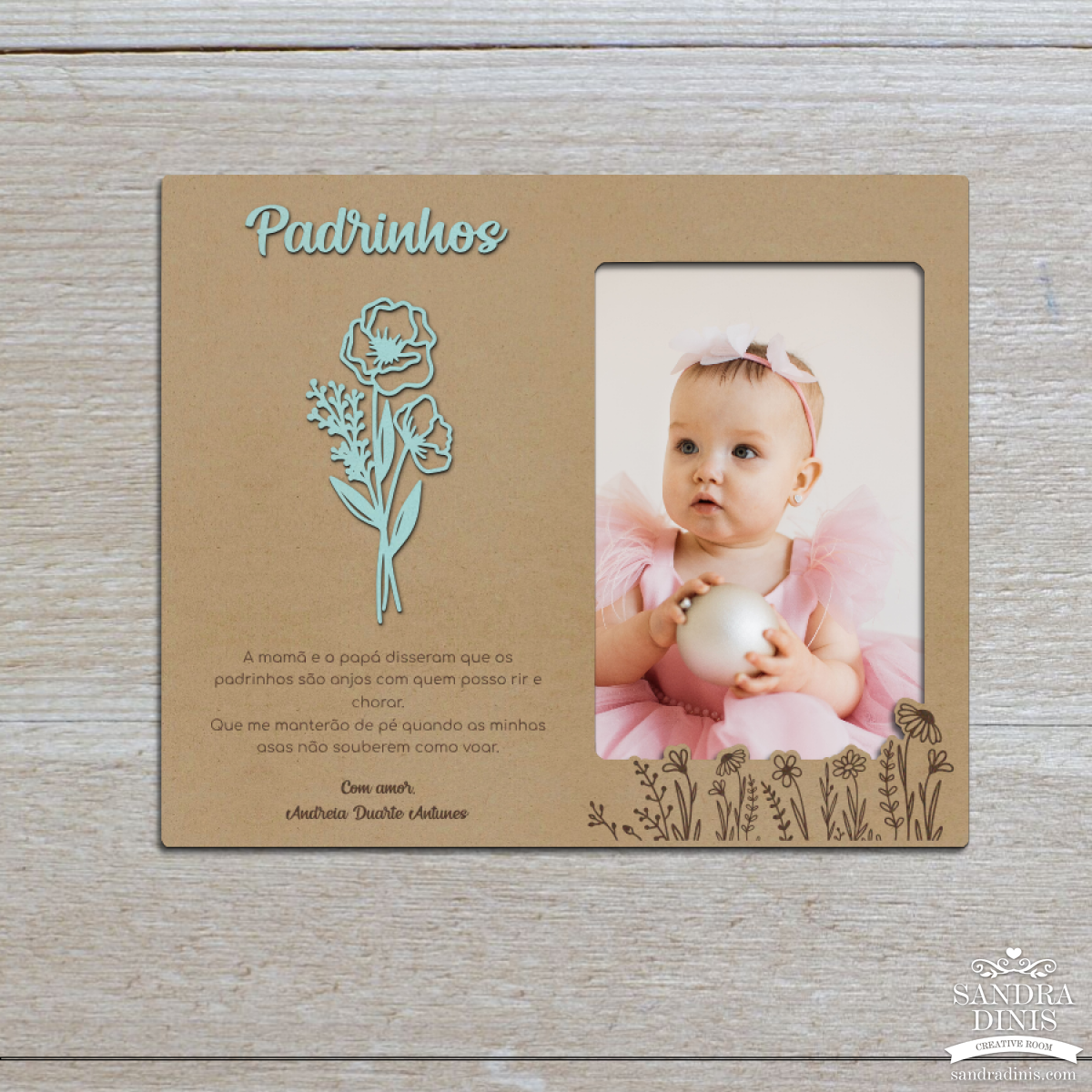  Moldura Padrinho / Madrinha / Padrinhos