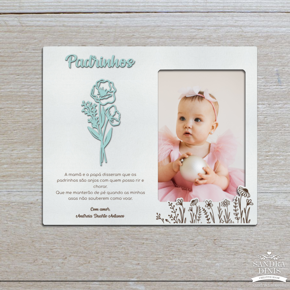  Moldura Padrinho / Madrinha / Padrinhos