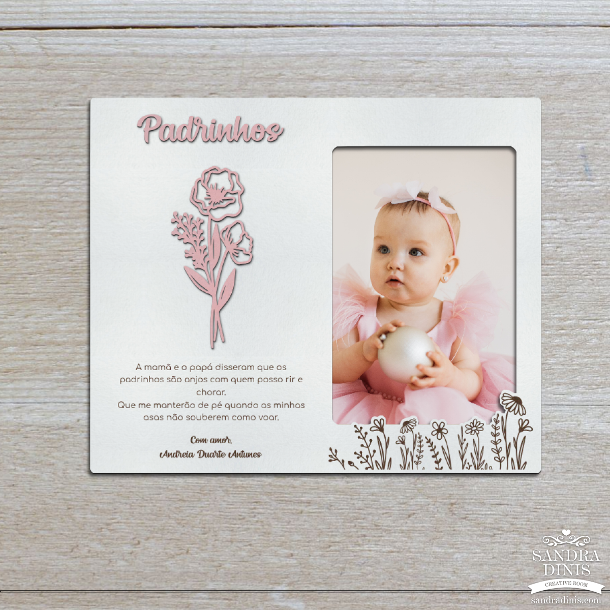  Moldura Padrinho / Madrinha / Padrinhos