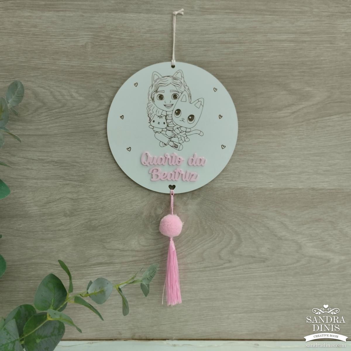 Placa para quarto personalizada - criança 