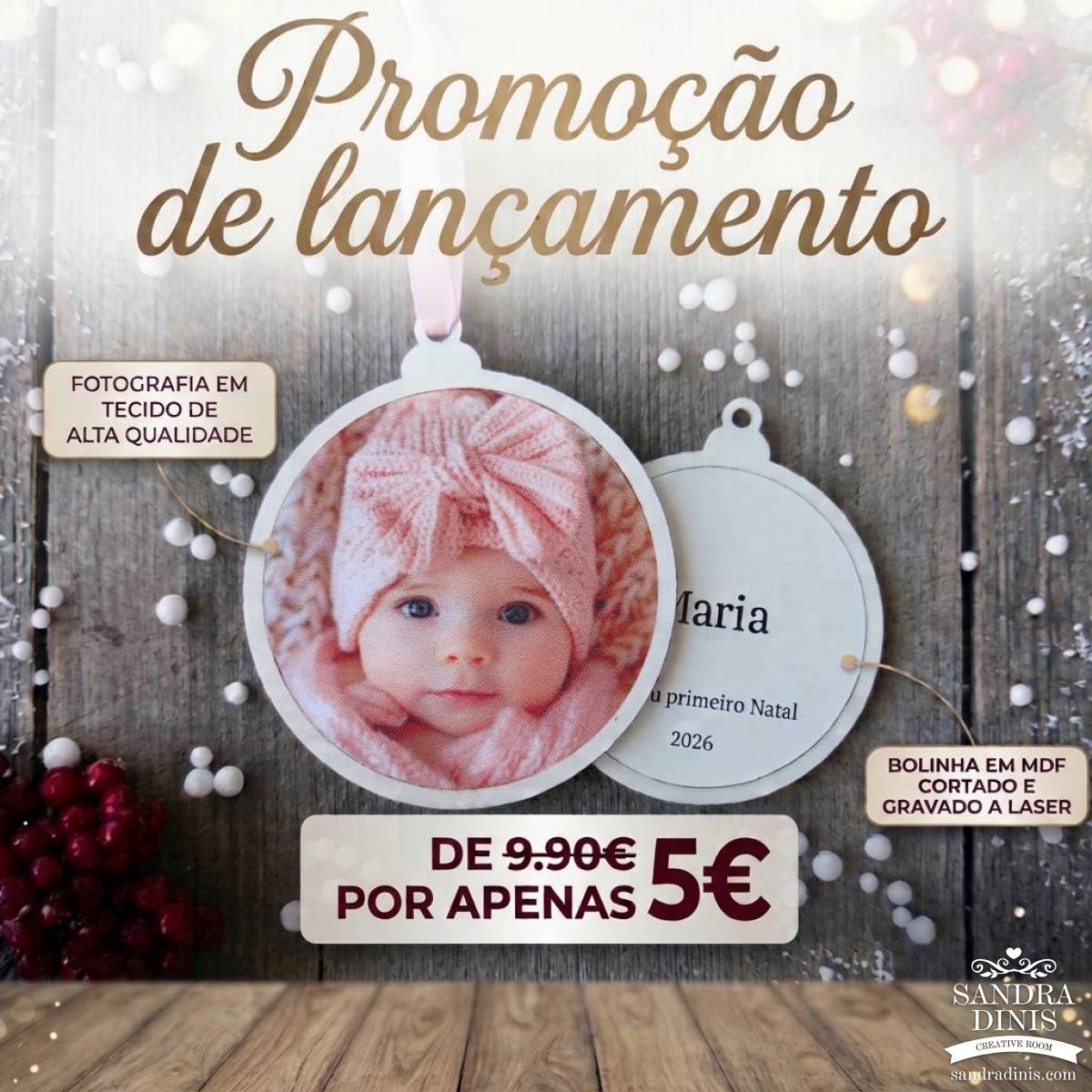 Bola com fotografia em tecido personalizada
