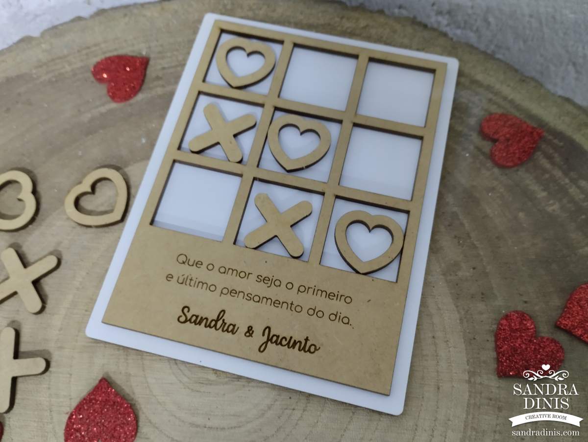 Jogo Do Amor Tabuleiro Personalizado Para Casal - Romântico