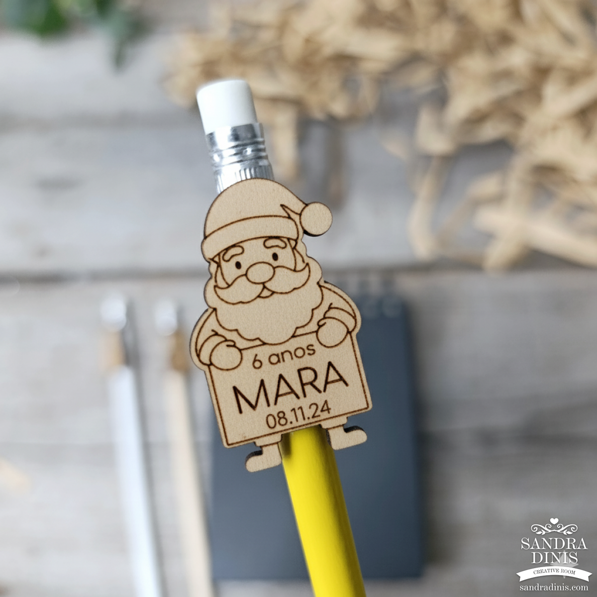 Lembrança lápis personalizado aniversário, batizado, casamento 