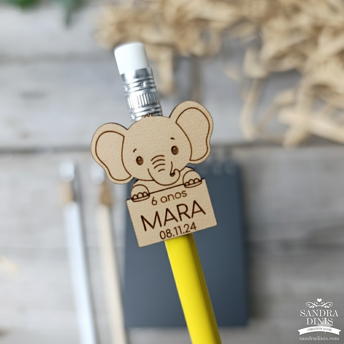 Lembrança lápis personalizado aniversário, batizado, casamento 