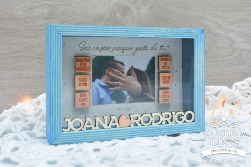 Quadro 6 razões caixilho cor
