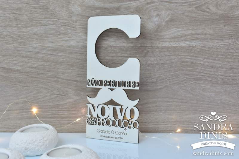 Placa para Porta (NOIVO em Produção)