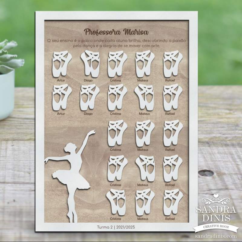 Quadro professor / professora Dança