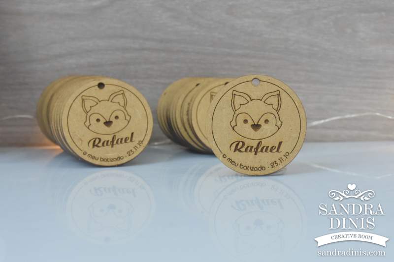 Medalhinhas de 4cm personalizáveis