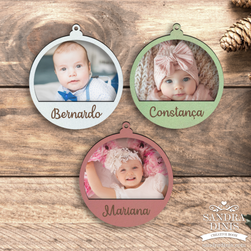 Conjunto 3 bolas com foto