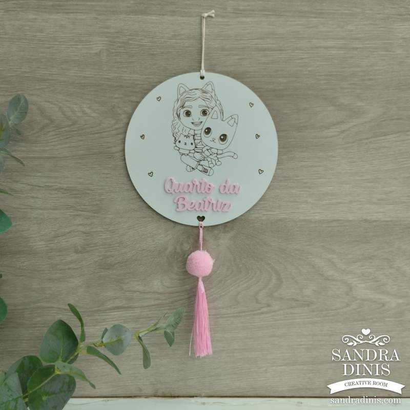 Placa para quarto personalizada - criança 
