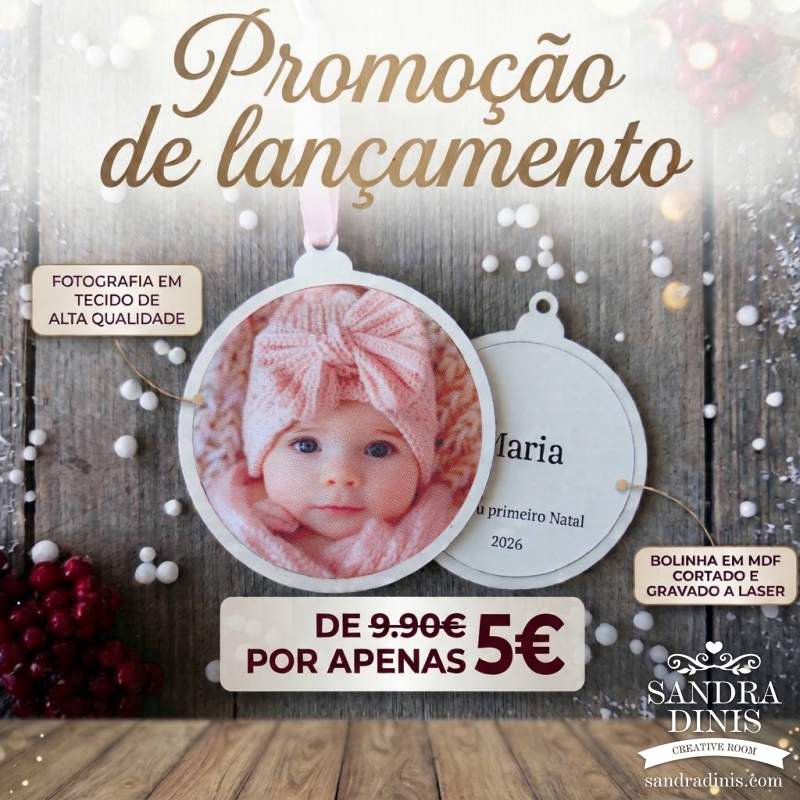 Bola com fotografia em tecido personalizada